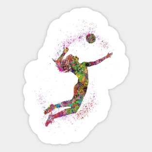 Volleyball girl Sticker